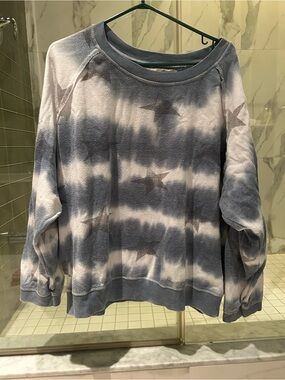 Vintage Havana Heathered Blue Crewneck Sweatshirt